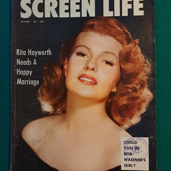 Rare collectable Jan 1954 Screen Life movie magazine Rita Hayworth. - Picture 1 of 8